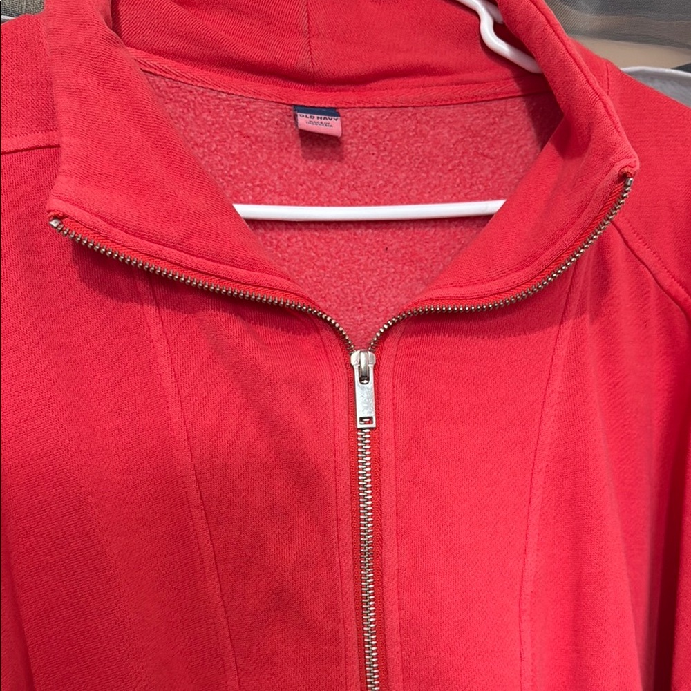 Red Quarter-Zip Pullover - Picture 3 of 4